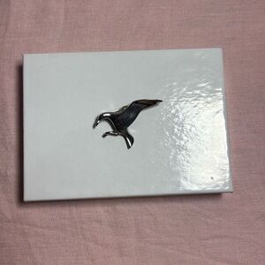 Vintage Silver Toned Seagull Pin Brooch